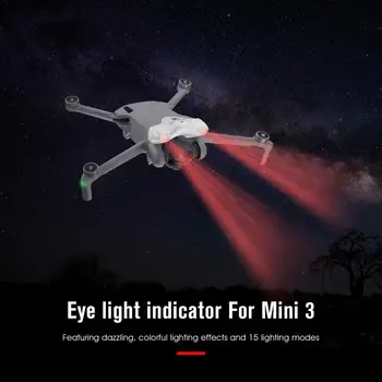 1 adet Drone Led Göstergeler İçin Uyumlu Mini 3 Gece Uçuş Uyarı Yanıp Sönen ışıklar Hafif Farlar Dropshipping