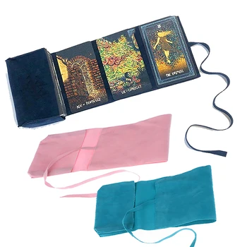 1 Adet Tarot Kılıfı Kartları saklama çantası Bez Cadı Kehanet Takı Astroloji Zar Çanta Oyunu Tarot saklama çantası Aksesuarları