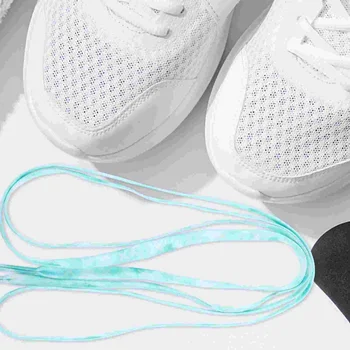 1 Çift Yansıtıcı Ayakkabı Bağcıkları Gece Koşu Ayakabı Dekoratif Spor Ayakkabı Ayakabı