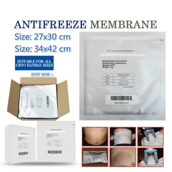 100 Adet Anti-Freeze Membran Anti Selülit Vücut Zayıflama Makinesi Ağırlığı Azaltmak Soğuk Terapi