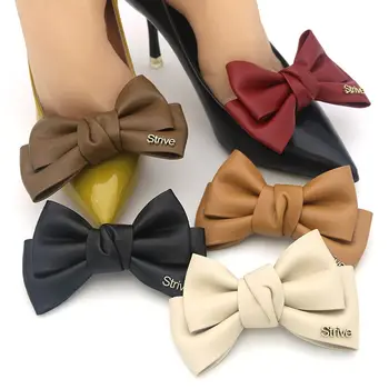 2 adet Bayan Çıkarılabilir Ayakkabı Takılar Toka Dekoratif Yay ayakkabı tokaları Parti Düğün DIY Yüksek Topuk Ayakkabı Dekorasyon Aksesuarları