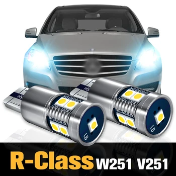 2 adet Canbus LED park lambası Park Lambası Aksesuarları Mercedes Benz R Sınıfı İçin W251 V251 2006 2007 2008 2009 2010 2011 2012
