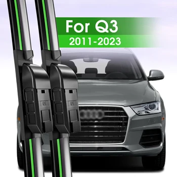 2 adet Ön cam sileceği Bıçakları Audi Q3 8U F3 2011-2023 2012 2013 2014 2017 2018 2019 2020 Ön Cam Pencere Aksesuarları