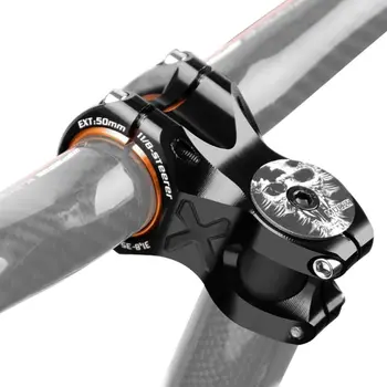31.8 / 35mm MTB Bisiklet CNC Kök 0 Derece Yükseltici CNC İşleme 0 Derece Bisiklet Gidon Kök Ultralight Oymak Tasarım