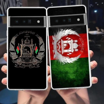 Afgan Afganistan Bayrağı telefon kılıfı Kapak için Google Piksel 8 7 6 5 4 4XL Darbeye Dayanıklı 7A 6A 5A 4A 3A 3AXLPro 5G Şeffaf Kabuk