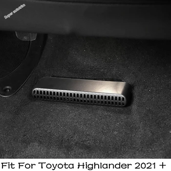 Araba Koltuğu Altında Klima Havalandırma Koruyucu Kapak Trim Plastik Siyah Oto Aksesuarları Toyota Highlander 2020 - 2023 İçin Fit