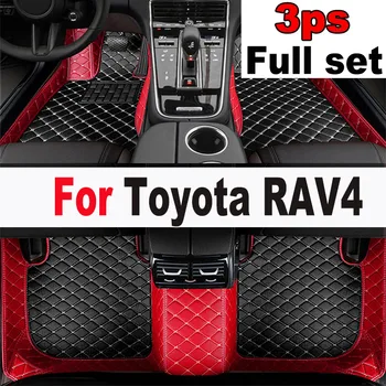 Araba Paspaslar Toyota RAV4 RAV 4 Suzuki Boyunca XA50 2019 2020 2021 2022 2023 Halı Lüks Deri Mat Araba Aksesuarları Kilim