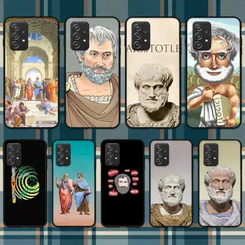 Aristoteles Yunan filozof Telefon Kılıfı İçin Samsung Galaxy A02 A12 A21 A22 A32 A41 A42 A51 A71 A72 Kabuk