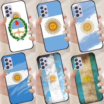 Arjantin Bayrağı Kılıf Samsung Galaxy A12 A32 A42 A52 A72 A50 A70 A51 A71 A21S A03S A20e Coque Fundas