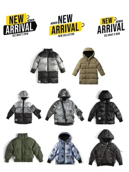 Aşağı Ceket Kızlar için Çocuk Giyim Erkek Kış Giysileri 2023 Moda kayak ceketleri Açık Mont Çocuk Tulumları Bebek