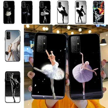 Balerin Bale Dans Kız telefon kılıfı İçin Huawei Onur 10 lite 9 20 7A 9X30 50 60 70 pro artı Yumuşak Silikon Kapak