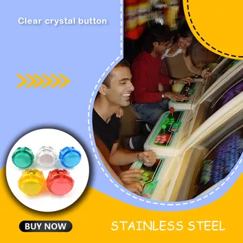 Basma Düğmesi Oyun Makinesi Parçaları Konsolu Renkli Anahtarı Kendinden Montajlı