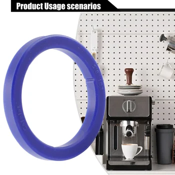Conta Contası silikon halka Conta mutfak gereçleri Espresso Kahve Makinesi Portafilter Kolu Değiştirme 1 adet Mavi