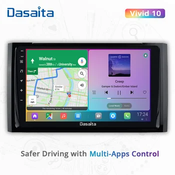 Dasaita Toyota Tundra 2014 İçin 2015 2016 2017 2018 Araba radyo android 9 