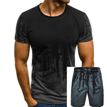 Dağ Kalp Atışı T Shirt Erkek Yaz pamuklu üst giyim tees erkekler komik T-shirt Causa streetwear erkek giyim Hip Hop harajuku tshirt