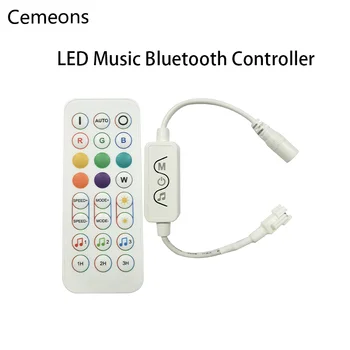 DC5-24V LED müzik denetleyicisi RGBW Bluetooth 2.4 G Kablosuz Dokunmatik LED Denetleyici WS2811 WS2812B WS2813