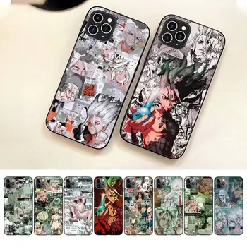 Dr. TAŞ Anime Telefon Kılıfı İçin İphone 7 8 Artı X Xr Xs 11 12 13 14 Se2020 Mini Pro Max Durumda
