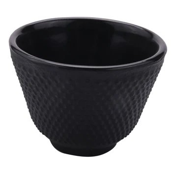 Dökme Demir çay fincanları Drinkware Çin El Yapımı Kung Fu Kahve Araçları Sağlık Polka Dot Demir Bardak demir tencere Retro Fincan Çay Fincanı