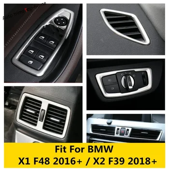 Farlar Lamba Anahtarı / Pencere Kaldırma Düğmesi / Klima Çıkış Kapağı Trim İçin BMW X1 F48 2016 - 2023 / X2 F39 2018 - 2023