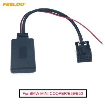 FEELDO Araba Ses 12Pin kablosuz bluetooth Modülü Alıcı AUX Kablosu BMW MİNİ COOPER Için/E39/E53/X5/Z4/E85/E86 / X3 / E83