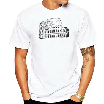 Grafik Premium T Shirt Roma Coliseum Vintage Bak Mimari Kalıntıları Üst Tee (1)