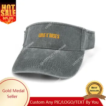 Guns N ' Roses Güneşlik Sızdıran Üst Kovboy Şapkaları Mens Womens Özelleştirmek DIY Kap Spor Beyzbol Tenis golf şapkaları Boş Açık silindir şapka