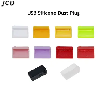 JCD 10 ADET USB Arayüzü Toz Fişi Evrensel Silikon Toz Geçirmez Şarj Portu Koruyucu Kapak Kapağı Tablet PC Dizüstü Dizüstü Bilgisayar