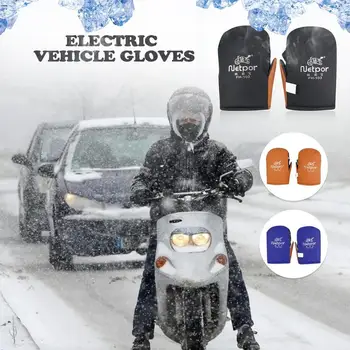 Kış motosiklet eldivenleri Su Geçirmez Rüzgar Geçirmez Kolay Kavrama bisiklet eldiveni Tam Parmak Bisiklet Spor Eldiven Soğuk Geçirmez Sıcak Eldiven