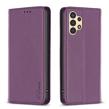 Manyetik deri cüzdan samsung kılıfı Galaxy A33 Kılıfları Flip Kart Cep Koruyucu Telefon Kapak İçin Galaxy A34 Coque