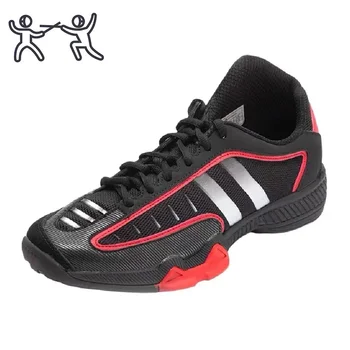 Meslek Unisex Eskrim Botları Boyutu 32-46 Siyah Kırmızı Kılıç Ayakkabı Eğitim Yarışması Anti Kayma Nefes Eskrimci Ayakkabı BM-08
