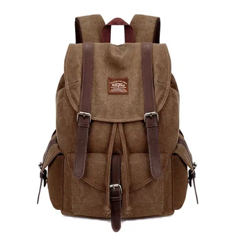 moda erkek sırt çantası vintage keten sırt çantası okul çantası erkek seyahat çantaları büyük kapasiteli sırt çantası