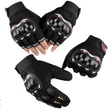 Motosiklet eldivenleri Nefes Kapalı Parmak yarış eldivenleri Açık Spor Crossbike Sürme erkek motosiklet eldivenleri