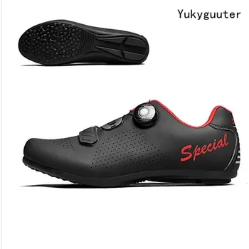 Profesyonel Dağ Bisikleti Ayakkabıları Bisiklet Sneakers MTB Erkekler Yol Hız Yarış Kadın Bisiklet Ayakkabı Cleat Rota Spor Bisiklet Ayakkabıları