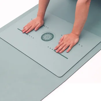 Pu Doğal Kauçuk Yoga Mat Düz Destek Taşınabilir Mini Yardımcı Ped Kaymaz diz yastığı Meditasyon Baş Baş Spor Egzersiz