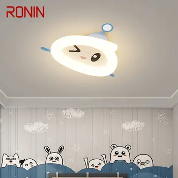 RONİN Modern tavan lambası LED 3 renk yaratıcı karikatür çocuk ışık ev dekoratif çocuk yatak odası armatürü