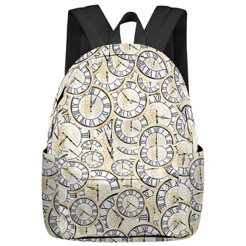 Saat Çiçek Sırt Çantası Okul gençler için çanta Kız Öğrenciler laptop çantası kadın Rahat seyahat sırt çantası