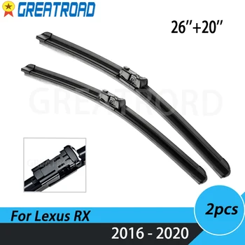 Silecek LHD Ön Cam Silecek Lastikleri Lexus RX İçin RX200t RX300 RX450h 2016 - 2020 için Ön Cam Ön Cam Ön Cam 26