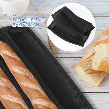 Silikon Tava Yapışmaz Delikli Fench ekmek tavası Formları, Sosisli Sandviç Kalıpları, Pişirme Gömlekleri Mat Ekmek Kalıbı