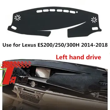 TAIJS fabrika yüksek kalite anti-kirli Süet dashboard kapak için Lexus ES200/250/300H 2014-2018 Sol el sürücü sıcak satış