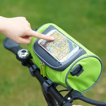 Telefon Aksesuarı için Omuz/bisiklet Çantası Ön Çıkarılabilir Su Geçirmez Gidon Çantaları