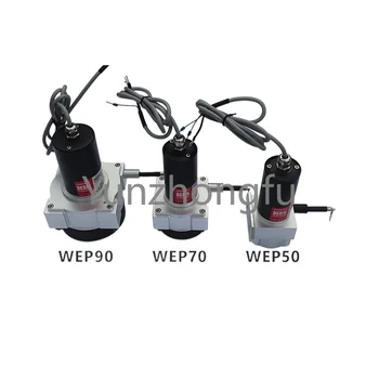 WEP70-1250-A1 Destek Teli Deplasman Sensörü Kalkanı Makinesi Menteşe İnme Ölçüm Deplasman Ölçer
