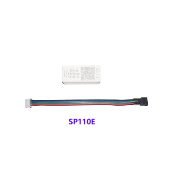 WİFİ SP110E SPI Bluetooth uyumlu piksel ışık kontrolörü İçin telefon APP ile WS2812B SK6812 LPD88061903 RGB / RGBW DC5-24V