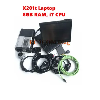 X201t 8G dokunmatik ekranlı dizüstü Bilgisayar ile Yüklü V2023.12 Yazılımı DAS X DTS Vediam-o MB Yıldız Teşhis C5 SD Conenct SSD