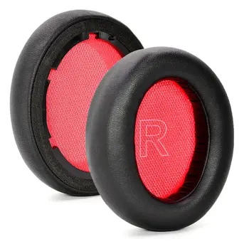 Yedek Kulak Yastık Köpük Kapak Kulak Pedleri Yumuşak Yastık Anker Soundcore Yaşam Q10 / Q10 Bluetooth Kulaklıklar (Kırmızı)