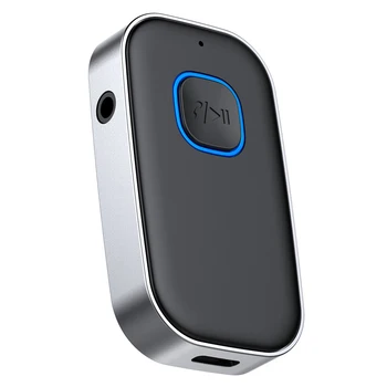 Yeni Bluetooth 5.0 Alıcı Otomotiv AUX Ses Alıcısı Dönüştürücü 3.5 mm Jack Bluetooth Adaptörü