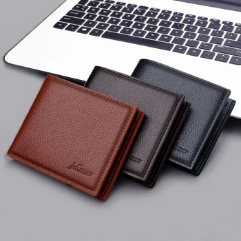 Yeni erkek küçük cüzdan Sürücü Belgesi / KİMLİK / Kredi Para kart tutucu Moda İş Yatay İnce PU Deri bozuk para çantaları