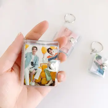 Yeni Tayland Yıldız Drama BetweenUsTheSeries BounPrem Fotoğraf Mini Depolama Albümü Anahtarlık Kolye Sevimli BounPrem Mini Albüm Hediye