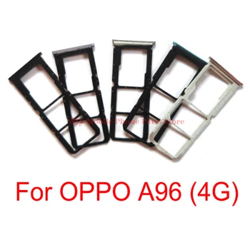Yeni Çift Sım Kart Tepsi Yuvası Tutucu OPPO A96 4G Mikro Sım SD Kart Tepsi Tutucu Yuvası Okuyucu Adaptörü Yedek Parça Değiştirmeleri