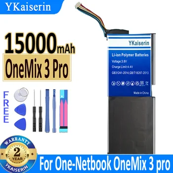 YKaiserin Döngüsü 15000mAh Pil İçin Tek Netbook OneMix 3 Pro 3pro Yüksek Kaliteli Yedek Akümülatör