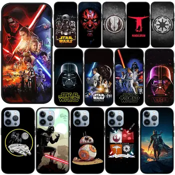 Yumuşak Kapak Apple iPhone 11 15 Pro XS Max X XR 6 7 8 6S Artı + SE 2022 8 + telefon kılıfı S Yıldız W Savaşları Yodas Darth Vaders
